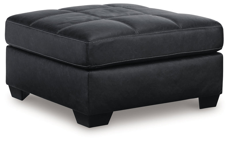 Barlin Mills Carbon Oversized Accent Ottoman - DMV FurnitureOttoman