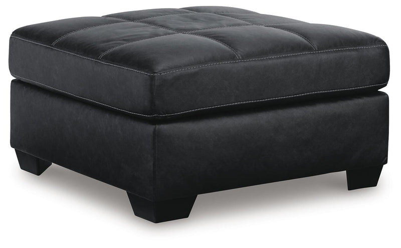 Barlin Mills Carbon Recliner and Oversized Accent Ottoman - 17004U4