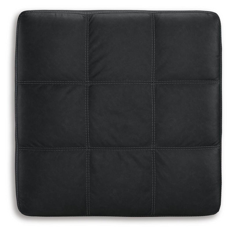 Barlin Mills Carbon Recliner and Oversized Accent Ottoman - 17004U4