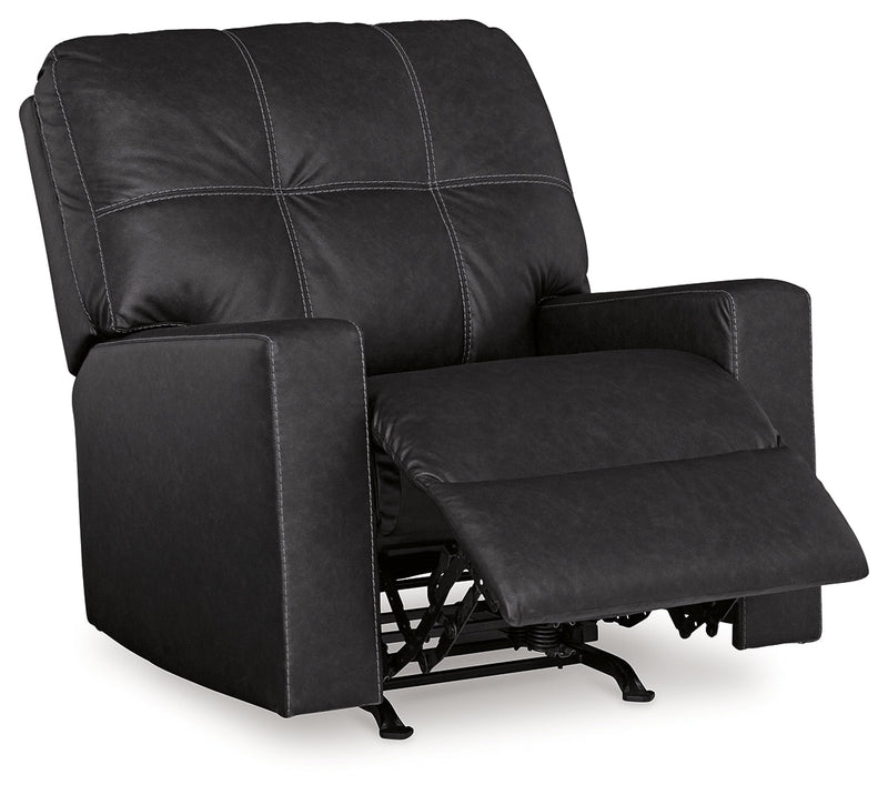 Barlin Mills Sofa, Loveseat and Recliner in Carbon - DMV FurnitureLiving Room Set
