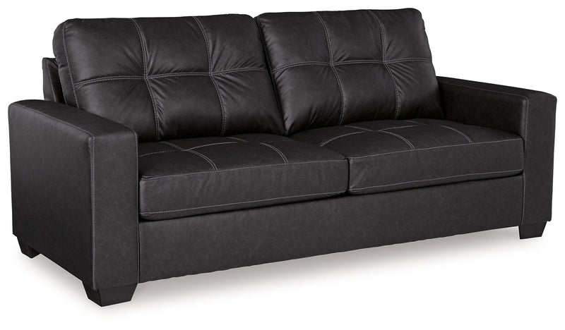 Barlin Mills Sofa, Loveseat and Recliner in Carbon - DMV FurnitureLiving Room Set