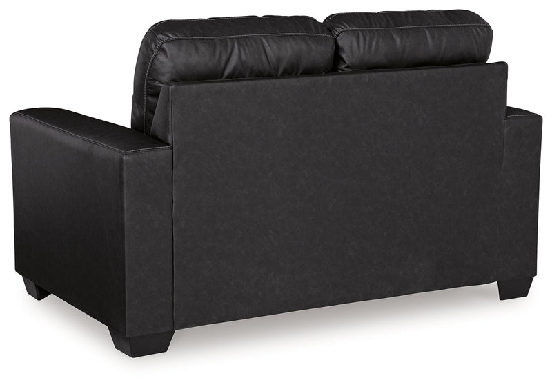 Barlin Mills Sofa, Loveseat and Recliner in Carbon - DMV FurnitureLiving Room Set