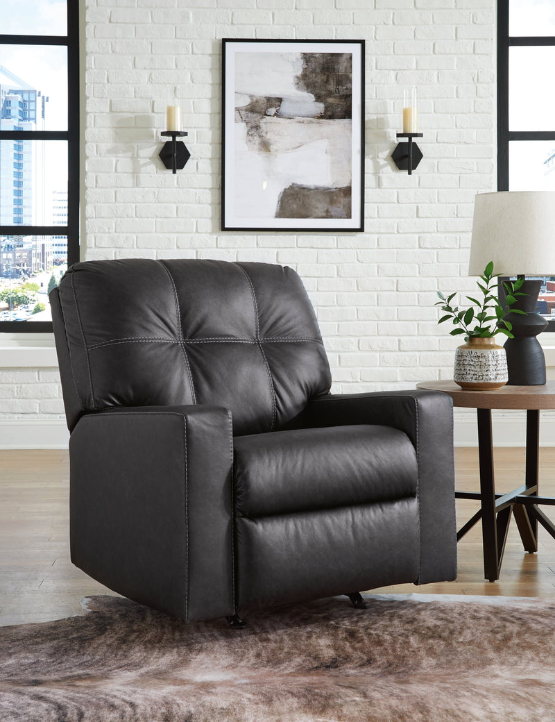 Barlin Mills Sofa, Loveseat and Recliner in Carbon - DMV FurnitureLiving Room Set