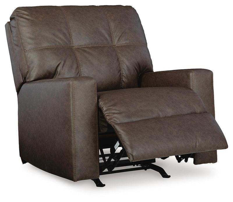 Barlin Mills Umber Sofa and Recliner - 17003U3