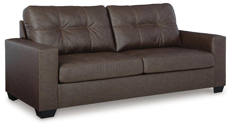 Barlin Mills Umber Sofa, Loveseat and Recliner - 17003U2