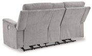 Barnsana Ash Power Reclining Loveseat with Console - 3320196