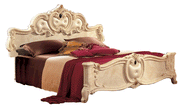 Barocco Bed Ivory, Camelgroup Italy Queen - DMV Furniture