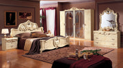 Barocco Bed Ivory, Camelgroup Italy Queen - DMV FurnitureQueen Bed