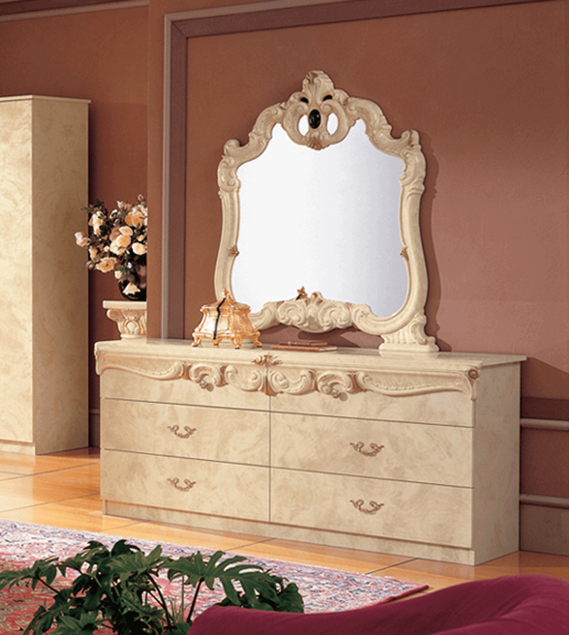 Barocco Dressers Ivory Set - DMV Furniture