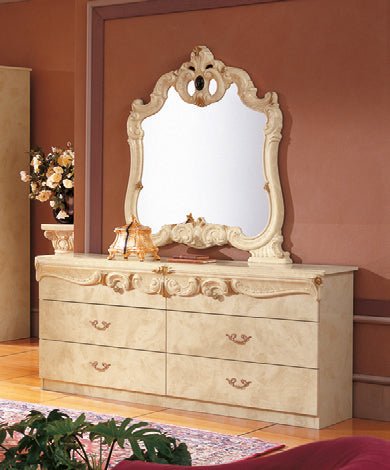 Barocco Dressers Ivory Set - DMV Furniture