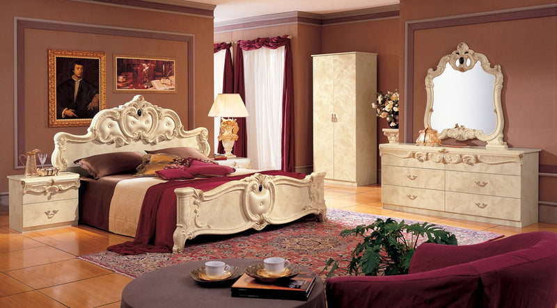 Barocco Ivory Bedroom Set - DMV FurnitureBedroom Set