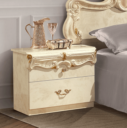 Barocco Nightstand Ivory - i402