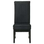 Barrand Upholstered Dining Side Chair Black (Set of 2) - 106387