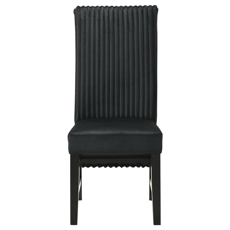 Barrand Upholstered Dining Side Chair Black (Set of 2) - 106387