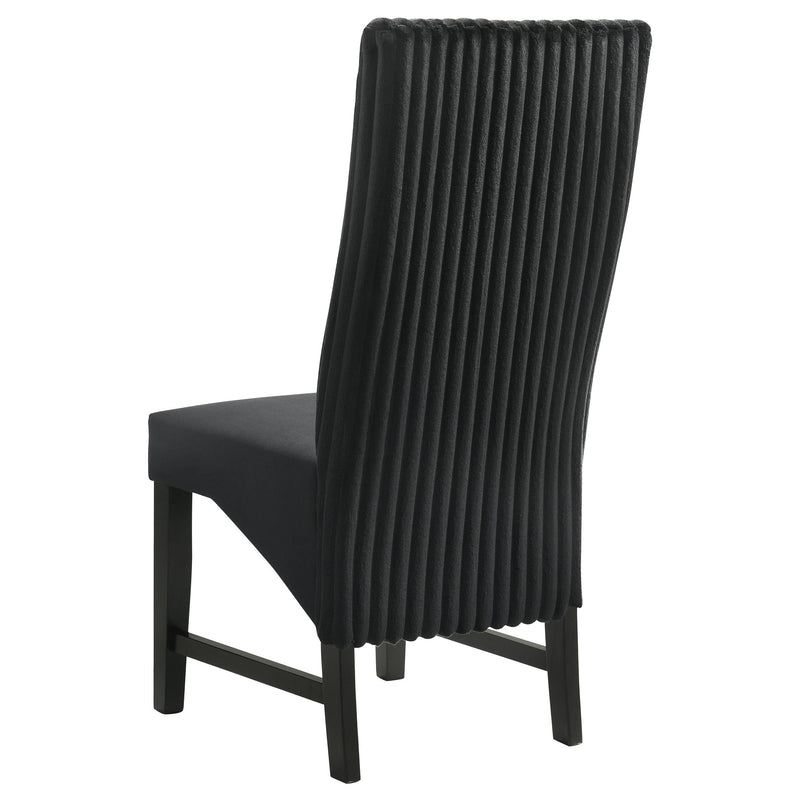 Barrand Upholstered Dining Side Chair Black (Set of 2) - 106387