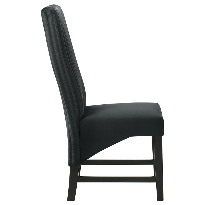 Barrand Upholstered Dining Side Chair Black (Set of 2) - 106387