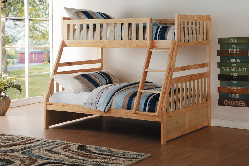 Bartly Pine Twin/Full Bunk Bed | B2043 - DMV FurnitureBunk Bed
