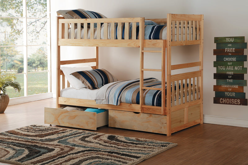 Bartly Pine Twin/Twin Bunk Bed | B2043 - DMV FurnitureBunk Bed