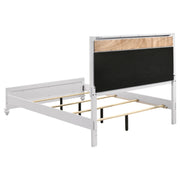Barzini 4-piece Eastern King Bedroom Set White - 205891KE-S4