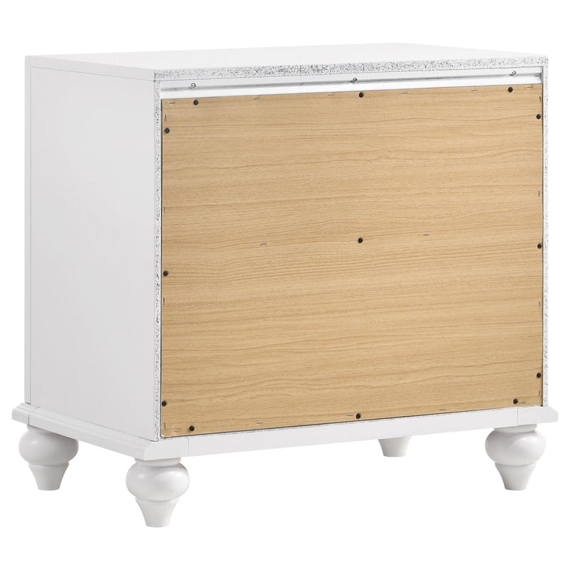 Barzini 5-piece Queen Bedroom Set White - 300843Q-S5