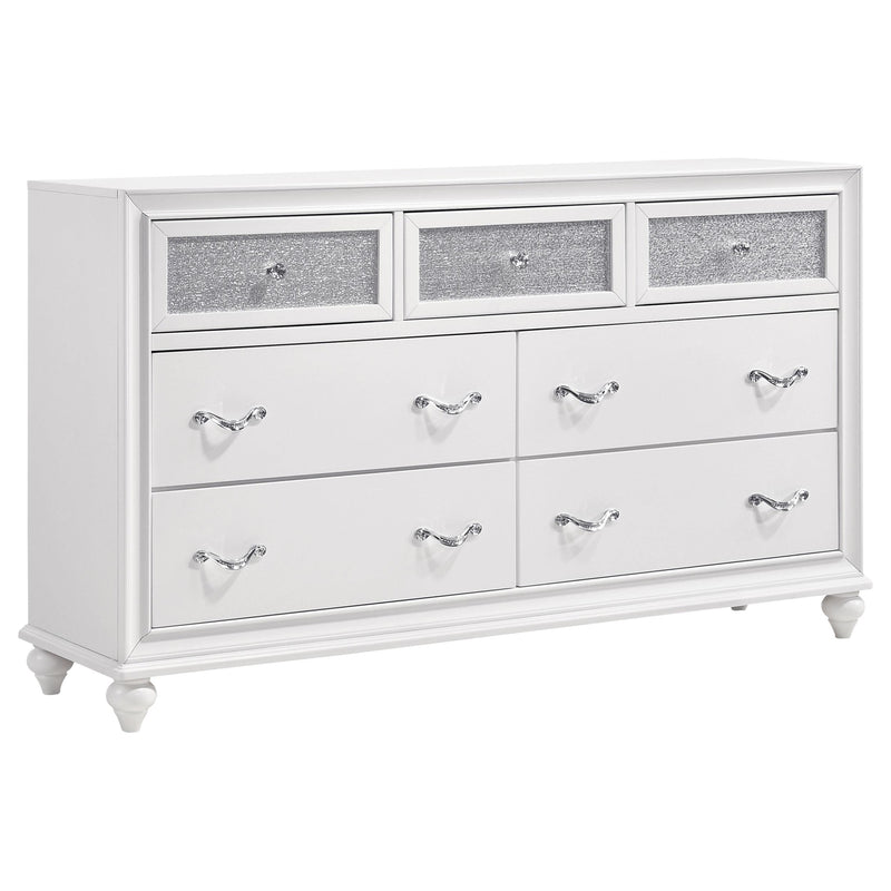 Barzini 7-drawer Dresser White - 205893