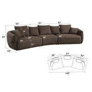 Bash Sofa W/7 Pillows - LV03250