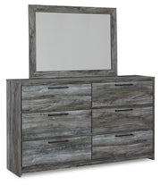 Baystorm Gray Dresser, Mirror and 2 Nightstands - B221B64