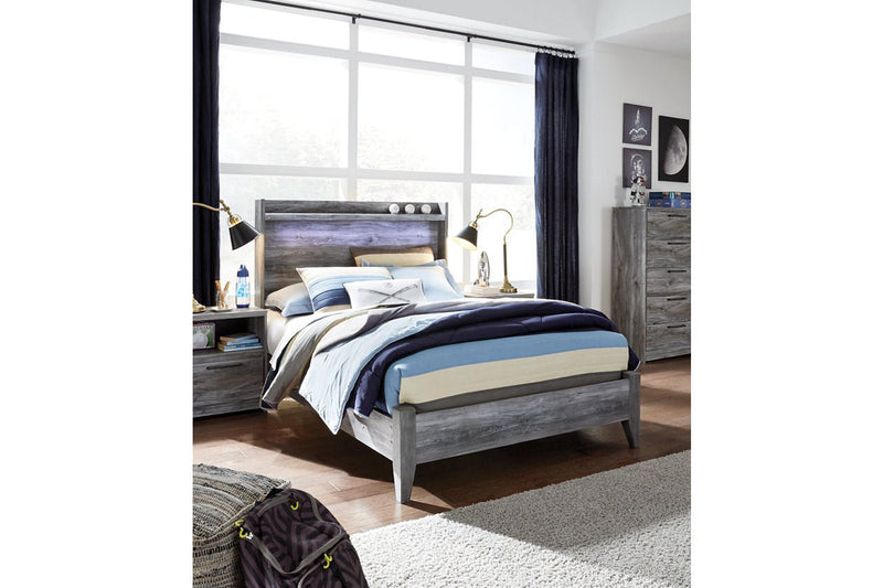 Baystorm Gray Full Panel Bed - DMV FurnitureFull Bed