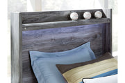 Baystorm Gray Full Panel Bed with 6 Storage Drawers - DMV FurnitureFull Bed
