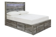 Baystorm Gray Full Panel Bed with 6 Storage Drawers - DMV FurnitureFull Bed