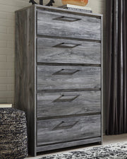 Baystorm Gray Full Panel Headboard, Chest and Nightstand - B221B60