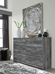 Baystorm Gray Full Panel Headboard, Dresser and Nightstand - B221B59