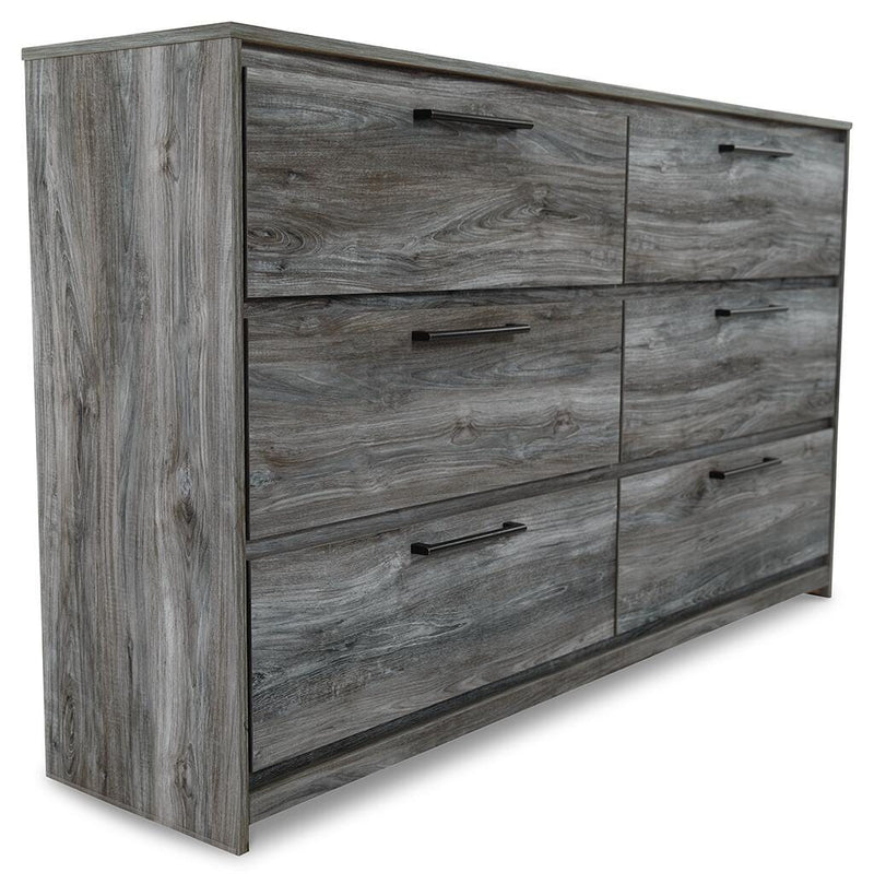 Baystorm Gray Full Panel Headboard, Dresser and Nightstand - B221B59