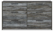 Baystorm Gray Full Panel Headboard, Dresser and Nightstand - B221B59