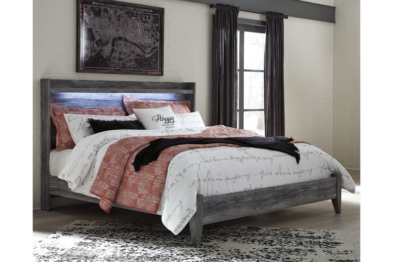 Baystorm Gray King Panel Bed - DMV FurnitureKing Bed