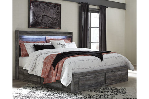 Baystorm Gray King Panel Bed with 6 Storage Drawers - DMV FurnitureKing Bed