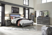 Baystorm Gray LED Panel Bedroom Set - DMV FurnitureBedroom Set