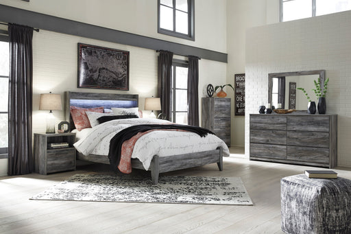 Baystorm Gray LED Panel Bedroom Set - DMV FurnitureBedroom Set