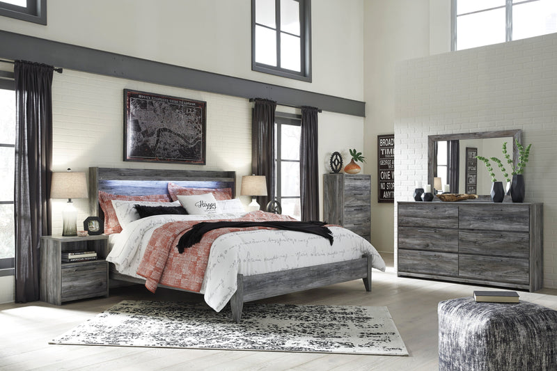 Baystorm Gray LED Panel Bedroom Set - DMV FurnitureBedroom Set