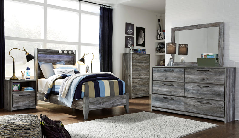Baystorm Gray LED Panel Youth Bedroom Set - DMV FurnitureYouth Bedroom Set