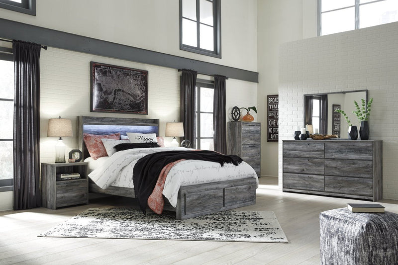 Baystorm Gray Nightstand - DMV FurnitureNightstand