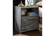 Baystorm Gray Nightstand - DMV FurnitureNightstand