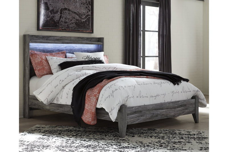 Baystorm Gray Queen Panel Bed - DMV FurnitureQueen Bed