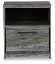 Baystorm Gray Queen Panel Headboard, Dresser, Mirror, Chest and Nightstand - B221B78