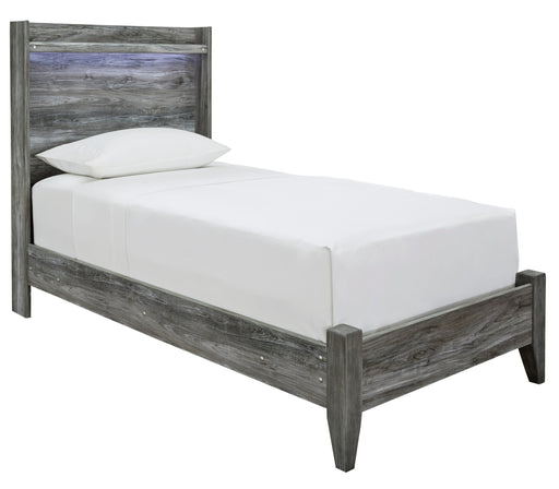Baystorm Gray Twin LED Panel Bed - DMV FurnitureTwin Bed