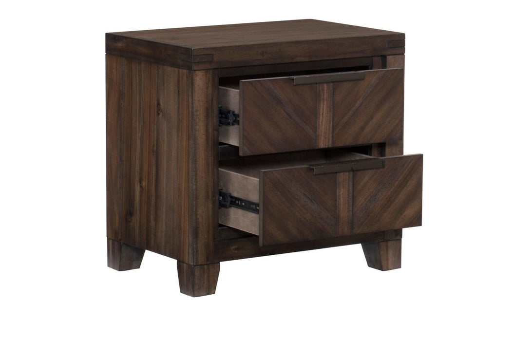 Parnell 6 Piece Eastern King Bedroom Set In Distressed Espresso 1648K-1Ek-6Set | Homelegance