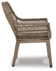 Beach Front Arm Chair with Cushion (Set of 2) - P399-601A - DMV Furniture