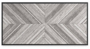 Beachcroft Black/Light Gray Outdoor Dining Table - P792-625