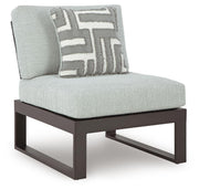 Beachloft Black/Gray 6-Piece Outdoor Sectional - P490P1