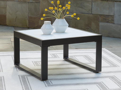 Beachloft Black/Gray Outdoor Coffee Table - P490-708